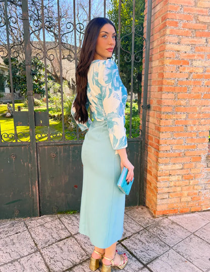 Vestido Midi Verde | Davinia