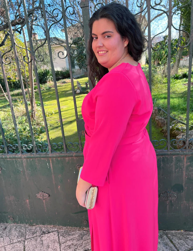 Vestido Midi Fresa | Simona