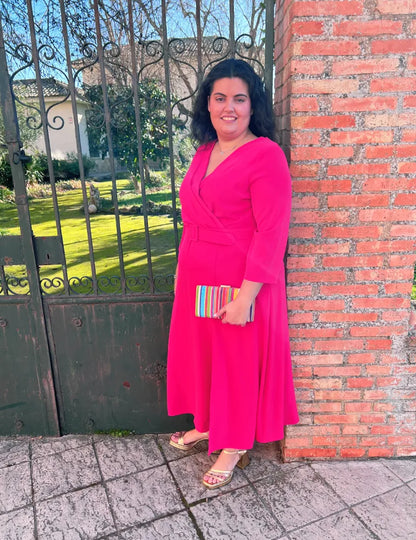 Vestido Midi Fresa | Simona